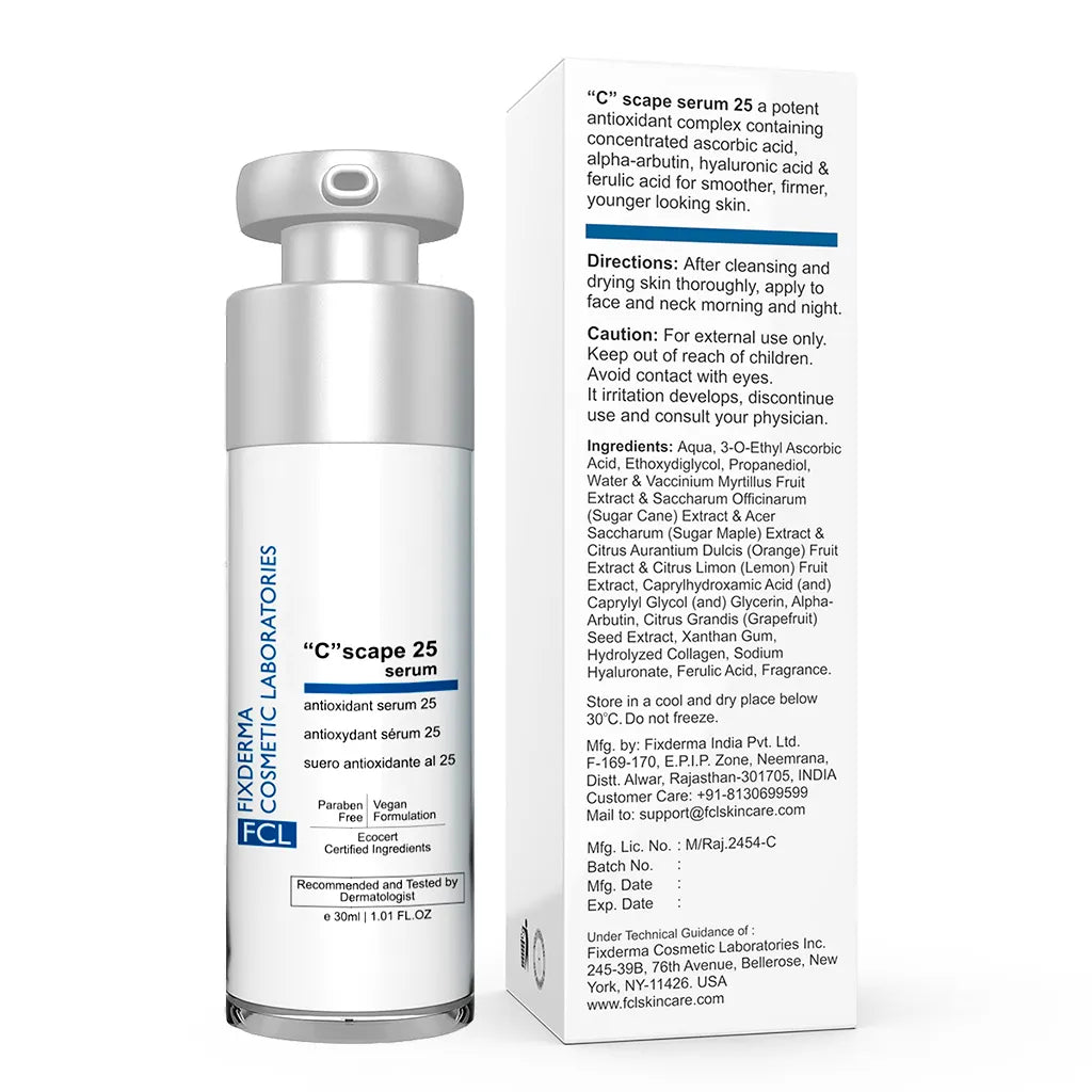 C Scape 25 Vitamin C Serum — Brighten, Firm & Glow