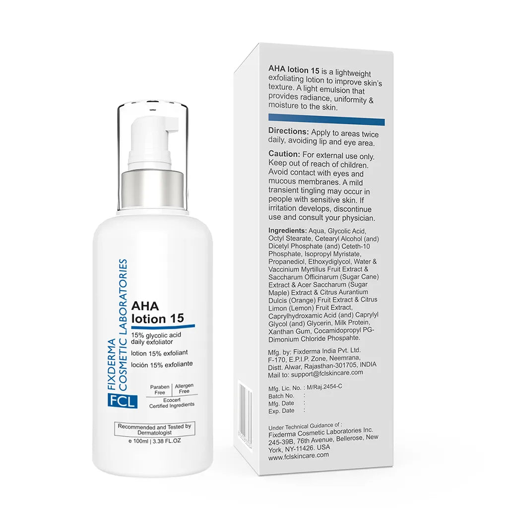 AHA Body Lotion 15 — Exfoliate, Smooth & Brighten Your Body