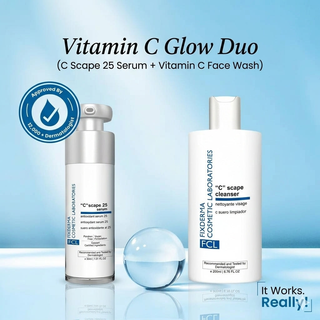 Vitamin C Glow Duo (C Scape 25 Serum + Vitamin C Face Wash)