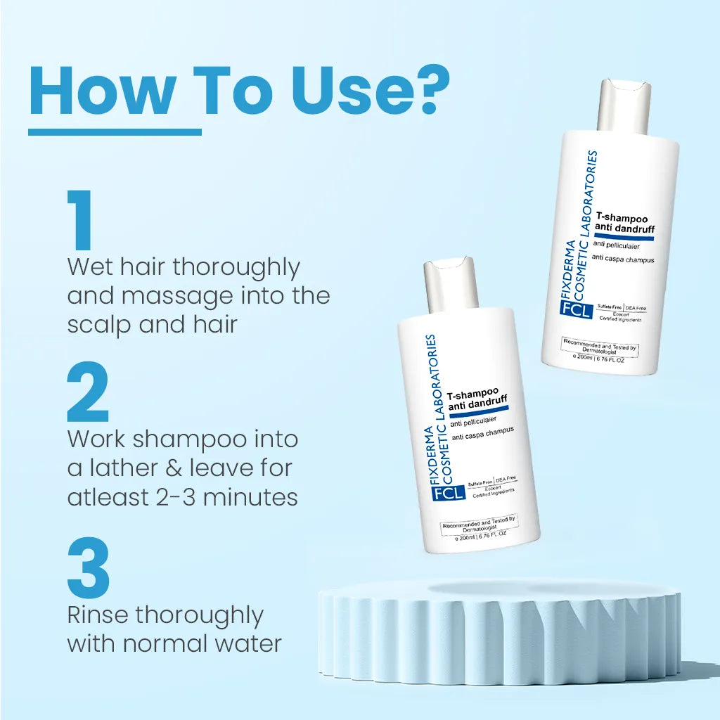 T-Shampoo Anti-Dandruff — Calm the Scalp, Stop the Flakes
